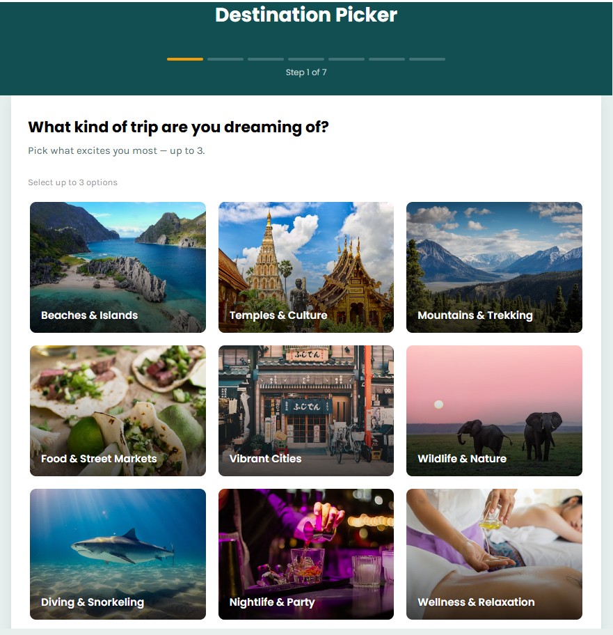 Destination Picker Tool